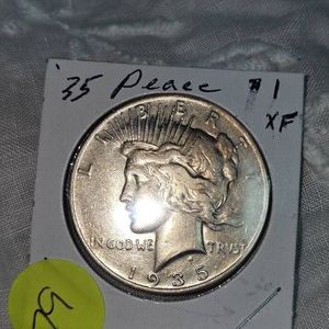 1935 Peace Dollar $1, XF