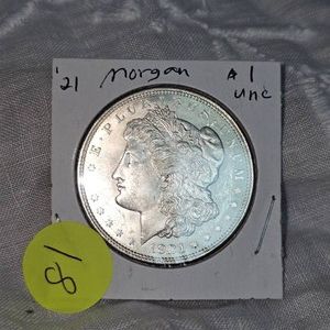 1921 Morgan Dollar $1, UNC
