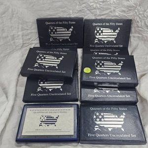 1999 to 2008 Full Set US Mint Quarters of Fifty States