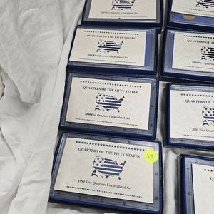 Uncirculated 1999-2008 US Mint 5 Quarter Set-Complete