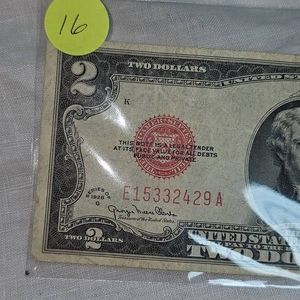 1928 G, $2 Legal Tender Note F Plus