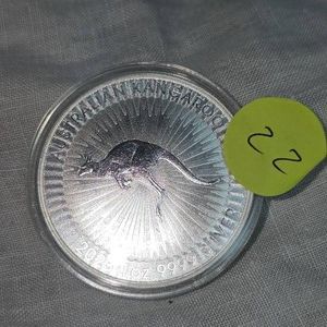 2013 1oz Silver Encaps, UNC, Kangaroo