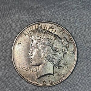 1922 Peace Dollar VFXF with Slight Tone