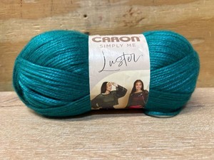 Caron Simply Me Luster Teal Jade Yarn - 2 Pack of 170g6oz - 65% Nylon, 35% Acrylic - #4 Worsted (Medium) - 360 Yards - KnittingCrochet