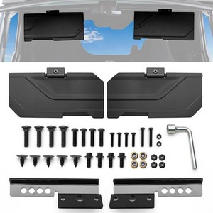 $100 Sun Visors for Polaris Ranger XP 1000 SP 570 Crew EPS 2018-2025, 2890288 Anti-Glare Visor Extension UTV Sun Shield Blockers wAdjustable Angle and Screwdriver, Heavy Duty Padded Sun Protection Visors