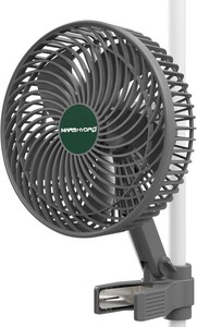 $32 MARS HYDRO M6 Grow Tent Fan 6, 10 Speeds Powerful Oscillating Clip Fan with Low Noise for Hydroponic Plants and Ventilation Circulation with convenient APPWiFi Control