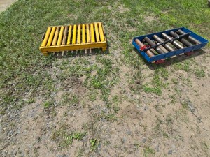 2 - Battery Stands & 1 Pogo Stick for cords