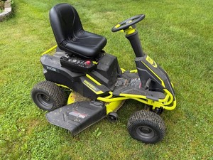 Electric Riding Lawn Mower Ryobi RM480EX ACRM003 38 in Brushless