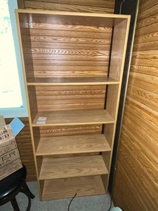 Bookshelf - Oak Bookcase 73in H X 31.5in W X 11.5in D