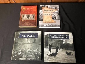 Minnesota History Books - Historic Photos of St. Paul, Minnesota & More (Lot of 4)