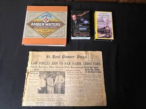 Vintage Books & Newspaper Estate Lot - Land of Amber Waters, Oreilly, National Geographic