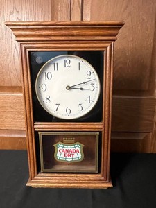Wall Clock Vintage Canada Dry No Pendulum