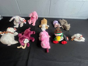 Ty Beanie Babies Plush Mixed Lot - Quivers, Springfield, Wrinkles & More