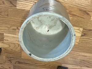 Red Wing Stoneware Crock - Glazed Ceramic Winged Logo