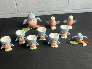 VTG Bird Ceramic Egg Cups