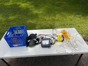 Rope & Cord Mixed Lot Schumacher SpeedCharge Battery Charger, Knee Pads