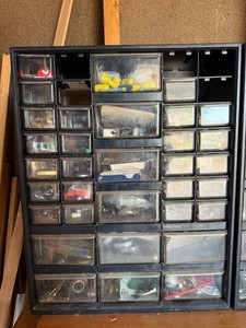 Hardware Organizer Cabinet Assorted Fasteners