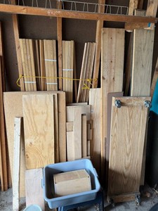 Woodworking Lumber & Plywood Mixed Lot