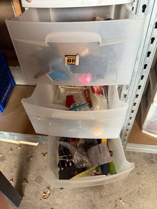 Assorted Hardware Lot - TowSmart Hitch Ball, Cable Ties & Reflectors