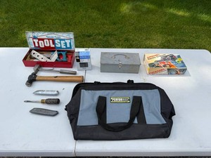 Vintage Tool Set - Dremel 290 Engraver, Handy Andy Set & PerforMAX Bag