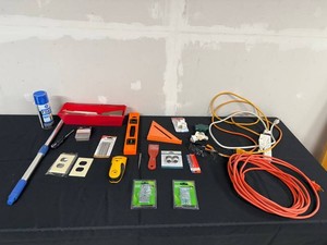 Home Improvement Mixed Lot GE, Zircon, Diablo, Hillman & Hyper Tough - content quantities unverified