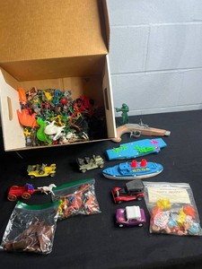 Vintage Plastic Toy Figures & Vehicles Mixed Lot Tooty Frooty