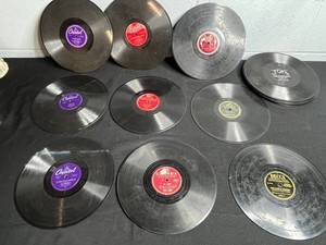 78 RPM Record Collection - Capitol, Columbia, Decca, Victor & Tops - no jacket covers