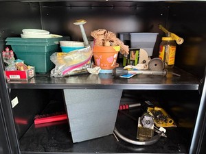 Garden Supplies Mixed Lot - Planters, Tools & Hose Parts