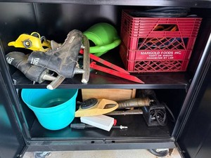 Air Compressor Accessories - Hose, Clamps, Nozzles & Crate Mixed Lot