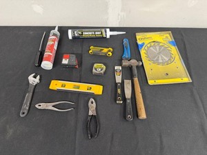 Hand Tools Mixed Lot - Oldham 6in Stacked Dado Set, Stanley, Lufkin & DAP - content quantities unverified