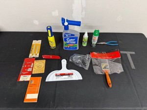 Insect Repellent, Cleaner & Vintage Tool Cards Mixed Lot - content quantities unverified