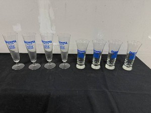 Beer Glasses - Olympia Beer Pilsner & Shot Glasses (Lot of 8)