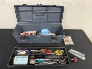 Tool Assortment - Dremel Case, Buck Knives & JB Weld Mixed Lot