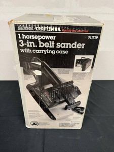 Belt Sander - Sears Craftsman 1 HP 3-In. 911719 With Carrying Case