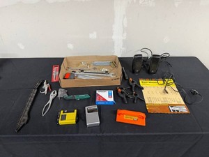 Hand Tools, Electronics & Sandpaper Mixed Lot