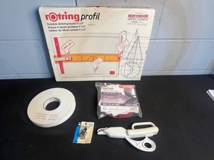 Drafting Board Rotring Profil 11x17 Mixed Lot With Singer Cutter & 3M Fasteners