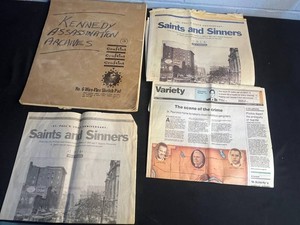 Kennedy Assassination Archives & Newspapers Mixed Lot