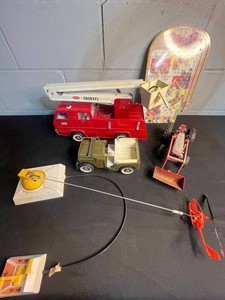 Vintage Toy Trucks - Tonka Snorkel Truck, Jeep & Rodeo Marble Game