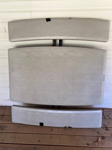 Folded Picnic Table - Lifetime Molded Plastic