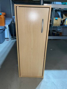 Wood Storage Cabinet 14 X 12 X 32 in