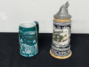 Vintage Ceramarte Beer Steins (Lot of 2)