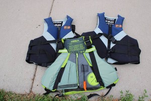 3 Life jackets...