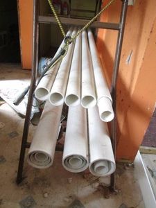 Nice variety of sizes, PVC pipe, ap...