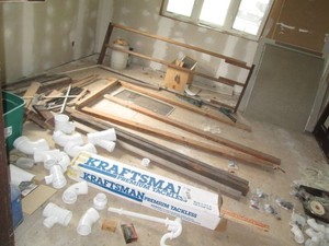 Contents of room including Plumbing...