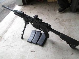 Sig Sauer Sig 516 AK15 rifle with s...