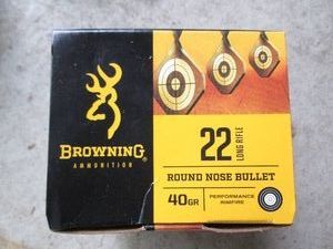 Browning .22 Long rifle ammo, 400 c...