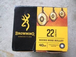 Browning .22 Long rifle ammo, 400 c...