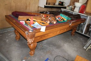 Peters Billiards slate top pool  b...