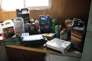Mixed Automotive Chemicals...