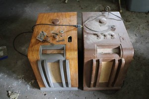 Pair of Antique Hotel Radio Corpora...